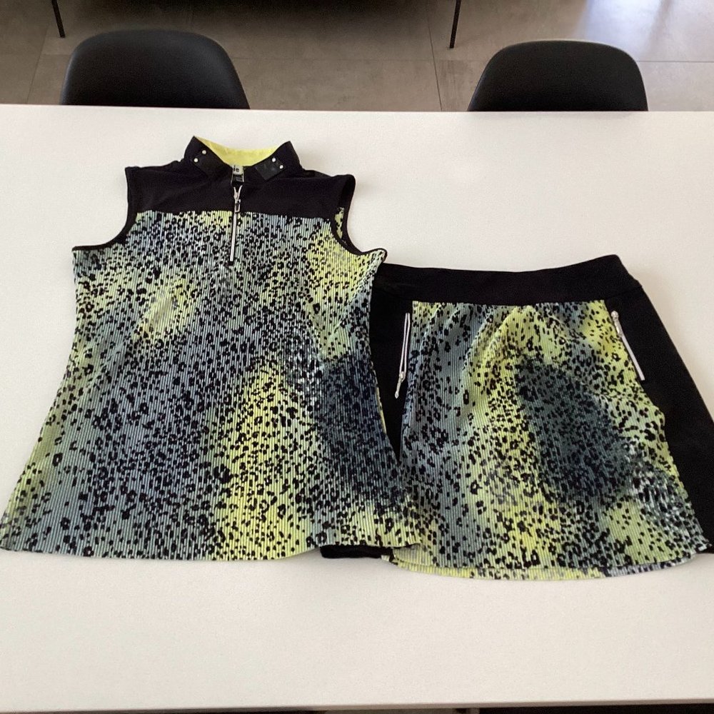 Women's Jaime Sadock Golf Outfit (Skirt and Top)